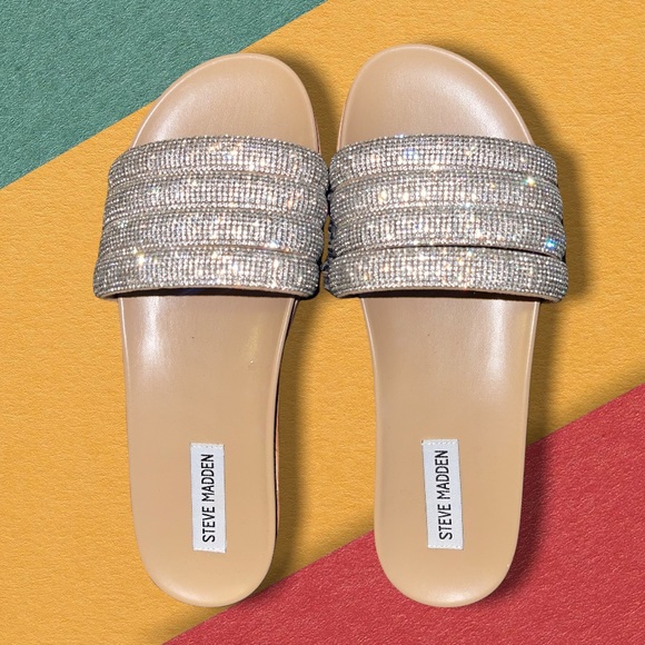 Steve Madden Shoes - Steve Madden Diamond Slides